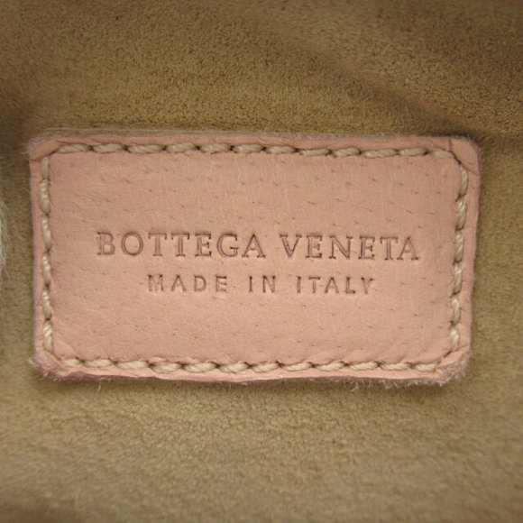 Bottega Veneta handbag leather pink beige - Picture 6 of 10